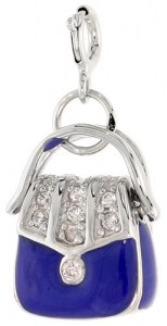 Silver Purse Charm
