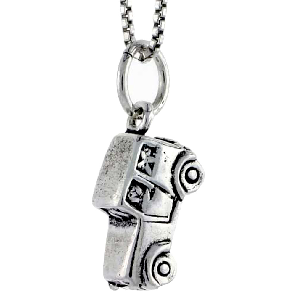 Sterling Silver 1930s Vintage Automobile Charm 1/2 inch tall
