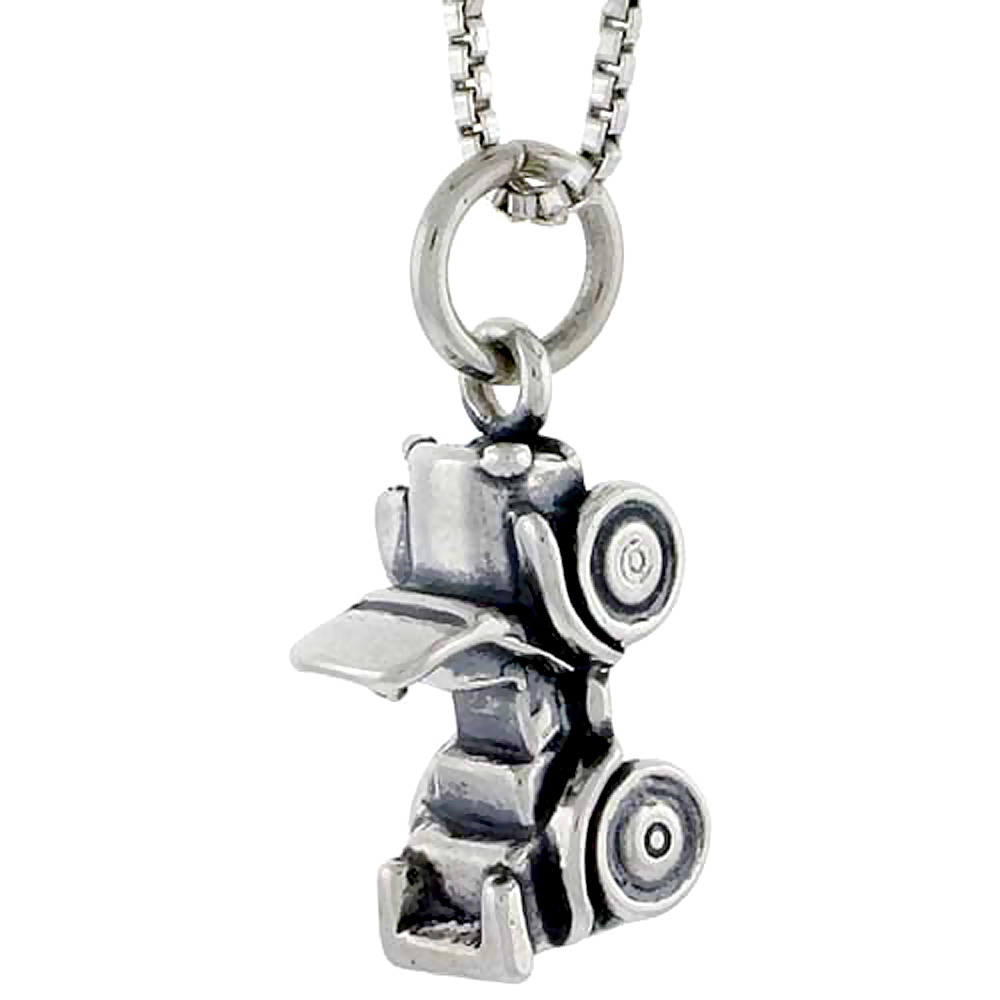 Sterling Silver 1910s Vintage Automobile Charm 1/2 inch tall
