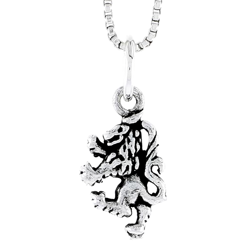Sterling Silver Griffin Charm 1/2 inch tall