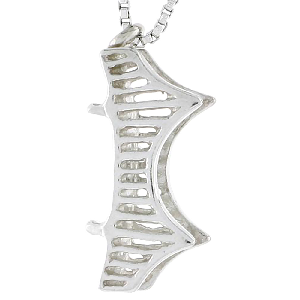 Sterling Silver London Bridge Charm 3/4 inch tall