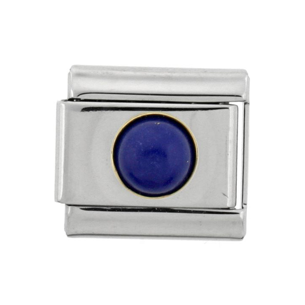 Stainless Steel 18k Gold September Birthstones Charm for Italian Charm Bracelets Stainless Steel 18k Gold September Birthstones Charm for Italian Charm Bracelets