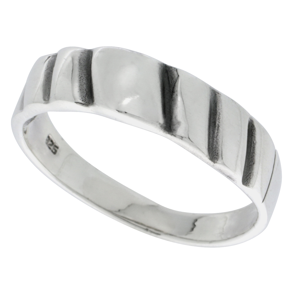 Sterling Silver Love Knot Ring 1/4 inch wide sizes 4 - 12